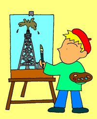 a picture of an oil well